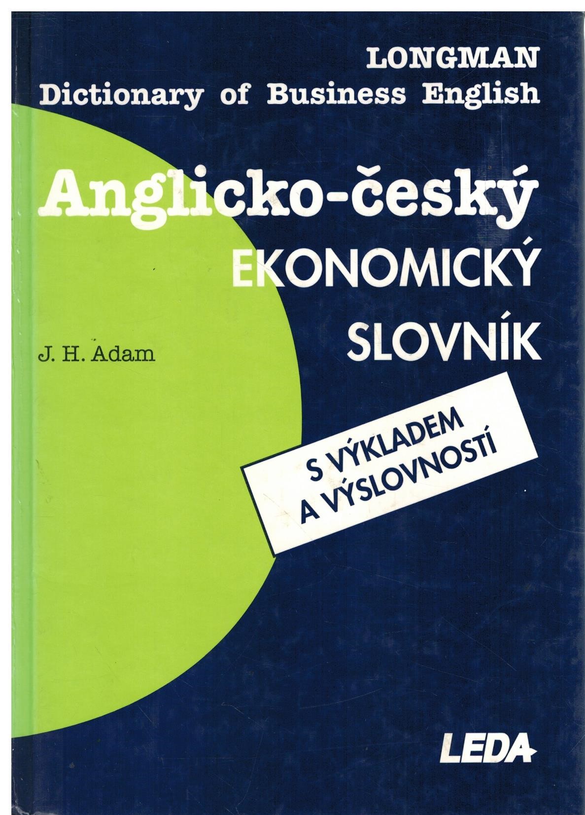 ANGLICKO-ČESKÝ EKONOMICKÝ SLOVNÍK