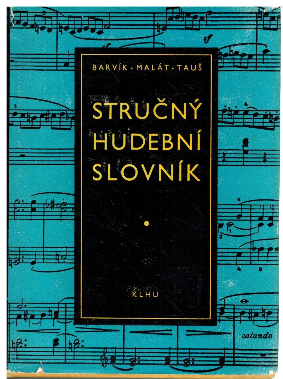 STRUČNÝ HUDEBNÍ SLOVNÍK