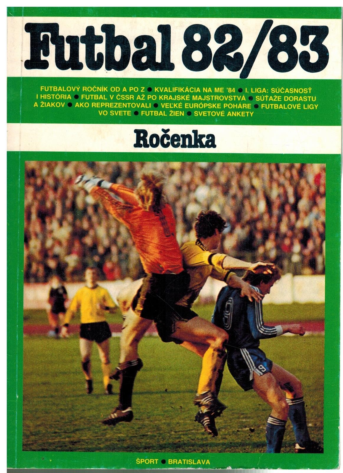 FUTBAL 82/83 ROČENKA