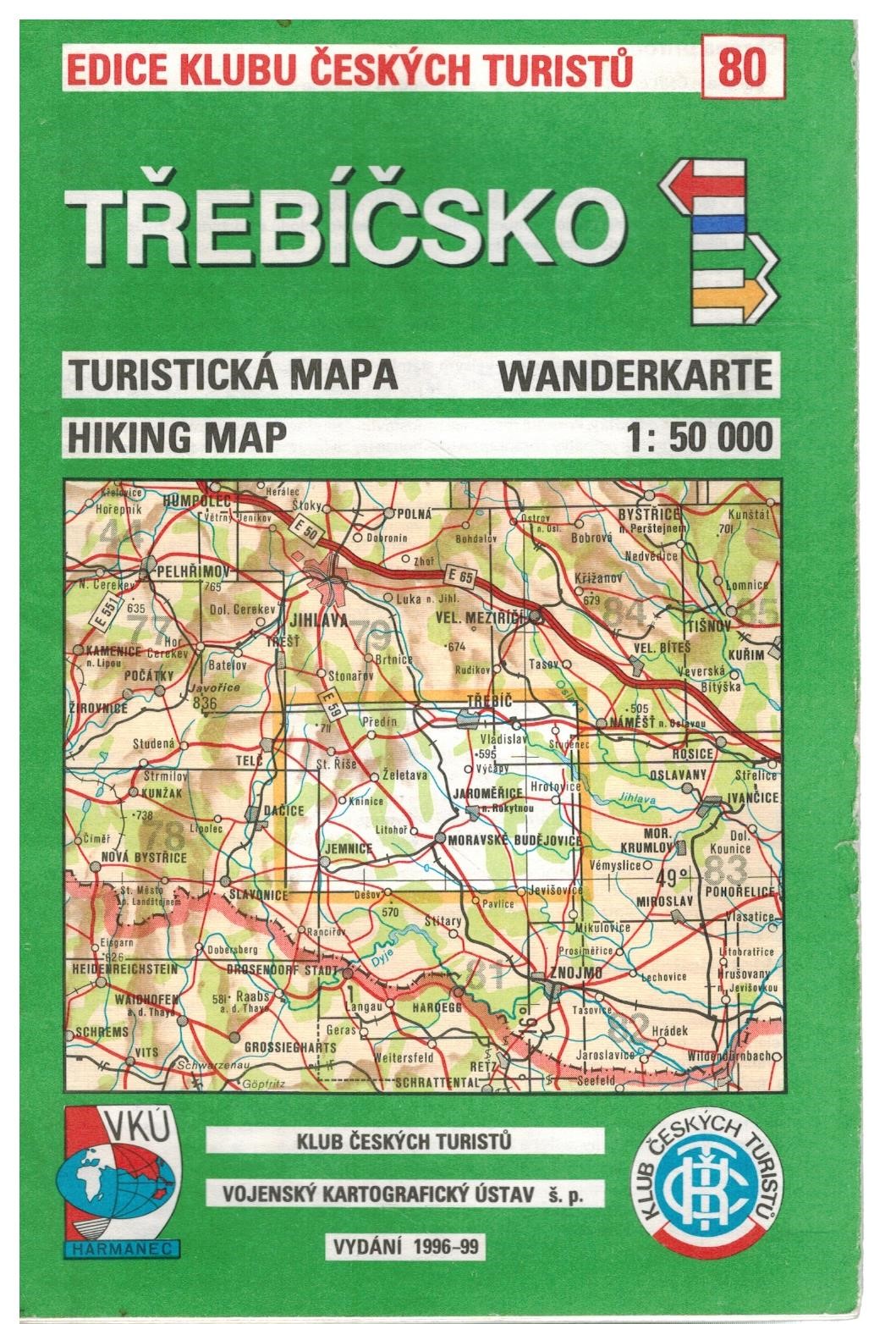 KČT 80 TŘEBÍČSKO 1:50T