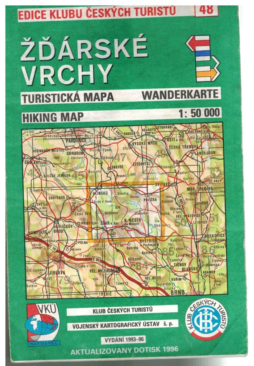 KČT 48 ŽĎÁRSKÉ VRCHY 1:50T