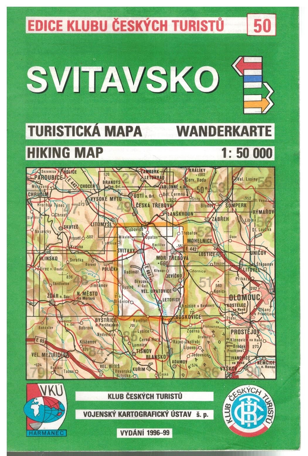 KČT 50 SVITAVSKO 1:50T