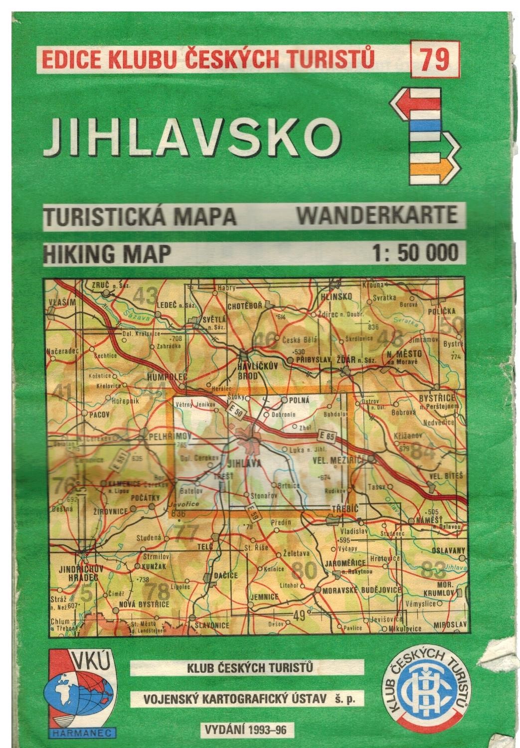 KČT 79 JIHLAVSKO 1:50T