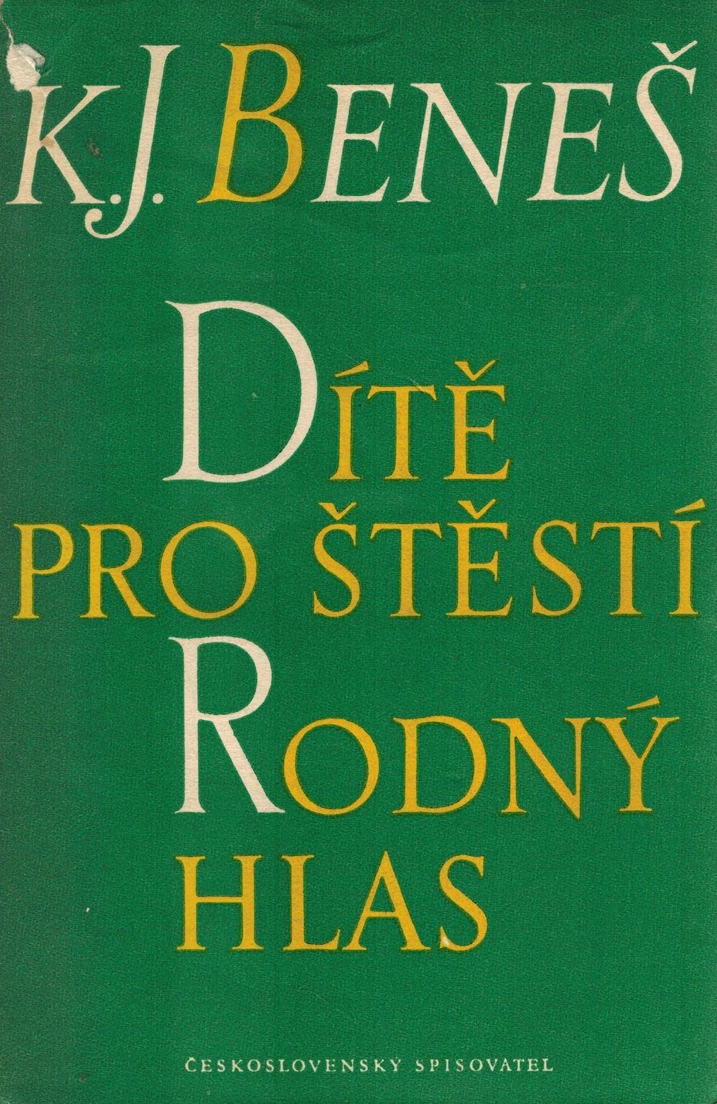 DÍTĚ PRO ŠTĚSTÍ RODNÝ HLAS