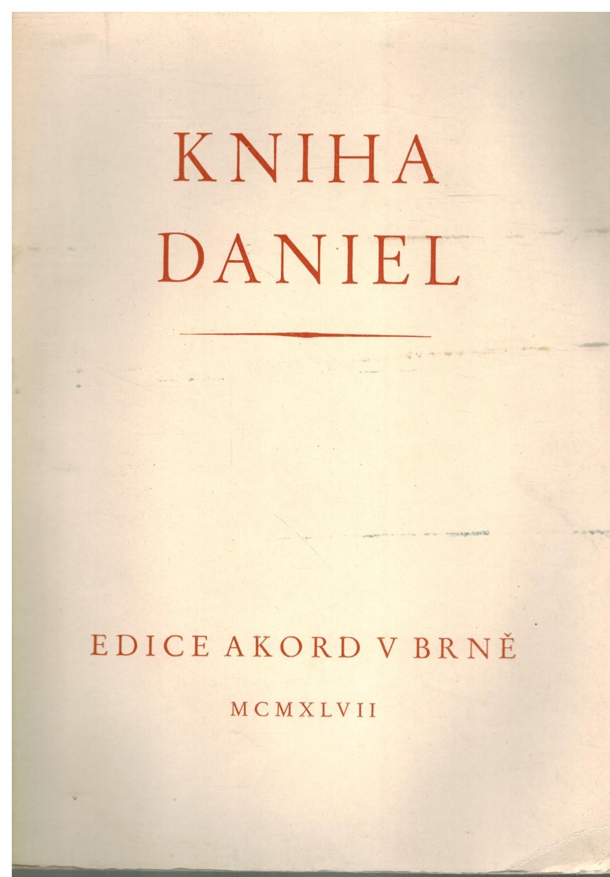 KNIHA DANIEL