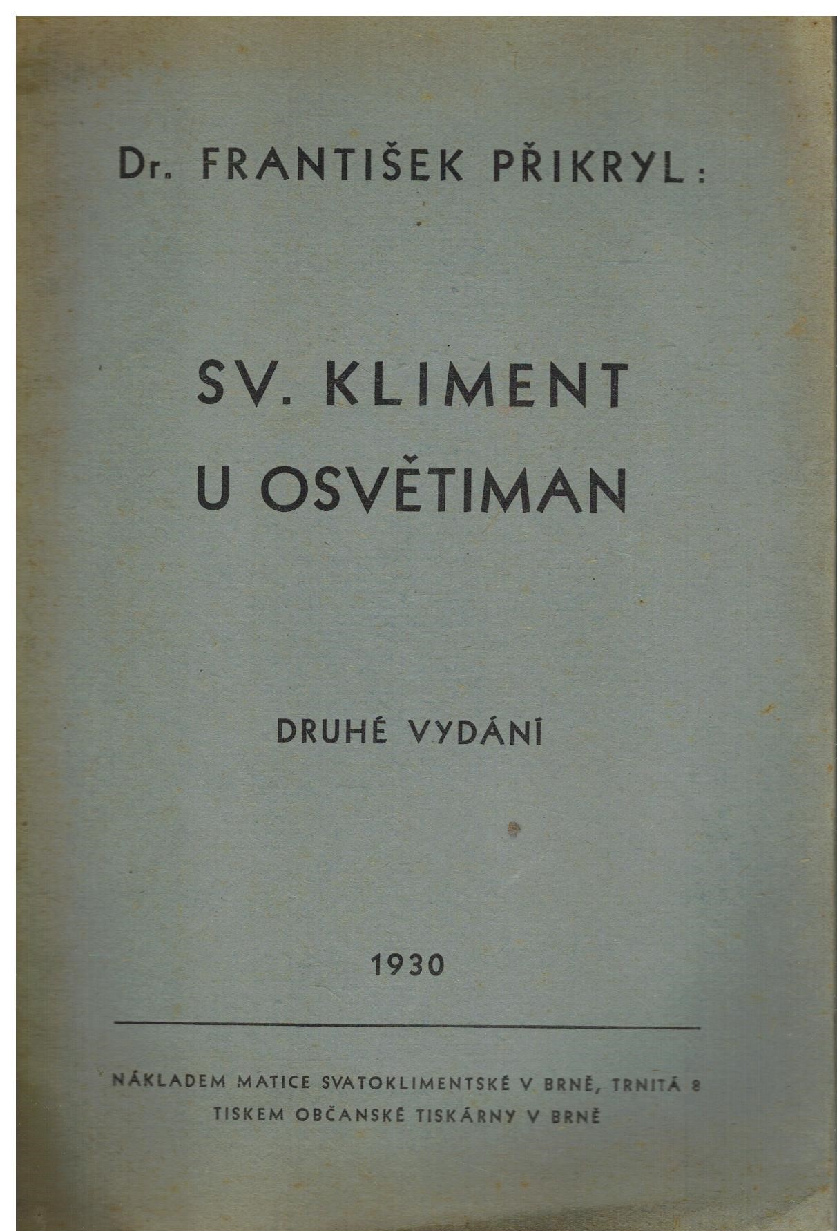 SV. KLIMENT U OSVĚTIMAN
