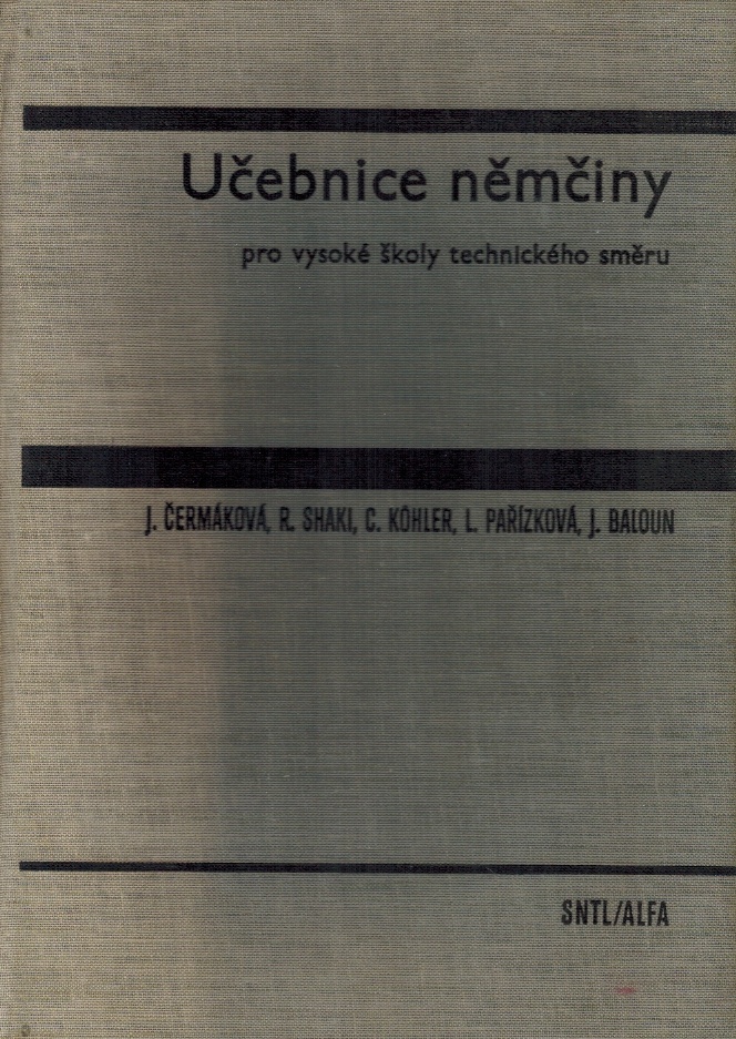 UČEBNICE NĚMČINY PRO VŠ TECHNIC.SMĚRU